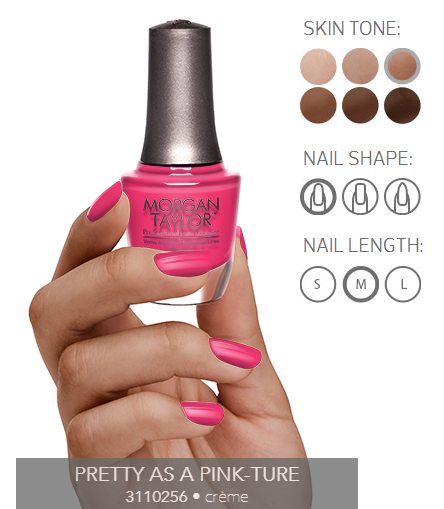 Morgan Taylor Nail Polish - 3110256  - Pretty As A Pink-Ture