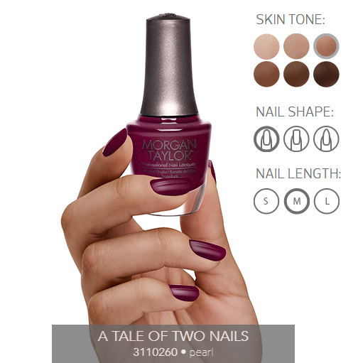 Morgan Taylor Nail Polish - 3110260 - A Tale Of Two Nails