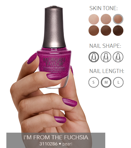 Morgan Taylor Nail Polish - 3110286  - I'M From The Fuchsia