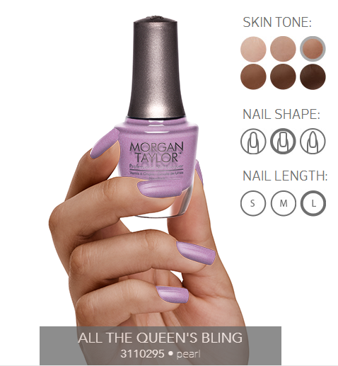 Morgan Taylor Nail Polish - 3110295  - All The Queen'S Bling