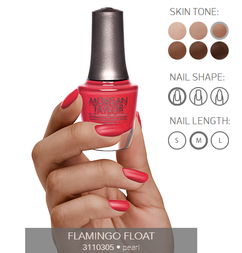 Morgan Taylor Nail Polish - 3110305  - Flamingo Float