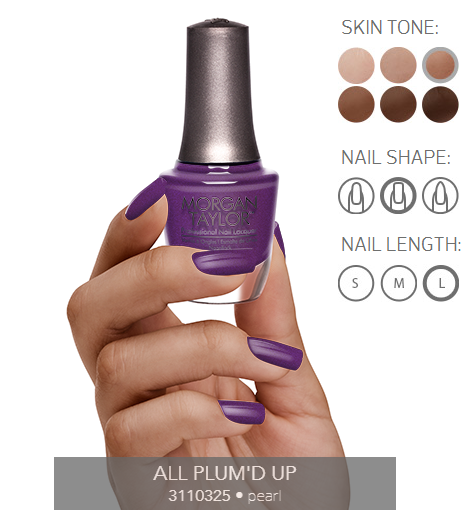 Morgan Taylor Nail Polish - 3110325  - All Plum'D Up