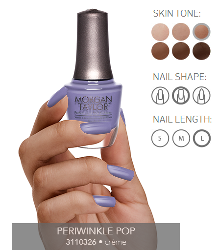 Morgan Taylor Nail Polish - 3110326  - Periwinkle Pop