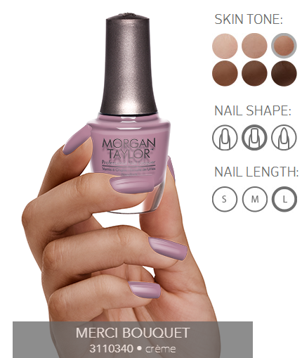 Morgan Taylor Nail Polish - 3110340  - Merci Bouquet