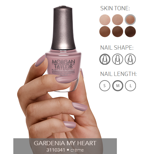 Morgan Taylor Nail Polish - 3110341  - Gardenia My Heart