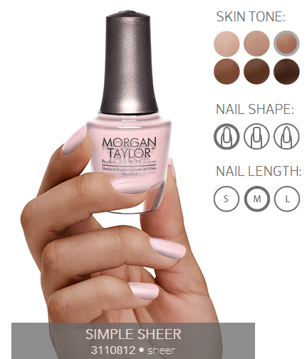 Morgan Taylor Nail Polish - 3110812  - Simple Sheer