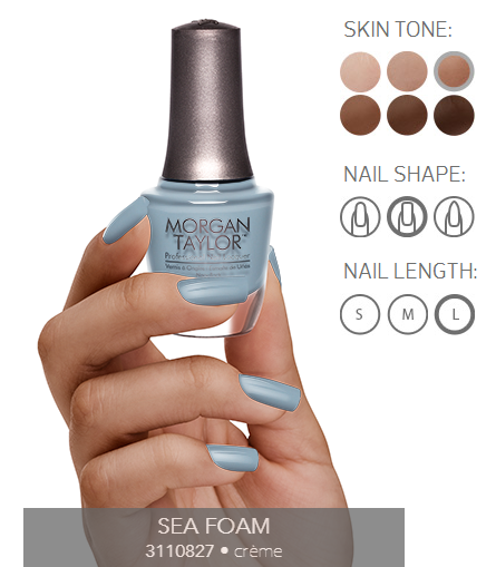 Morgan Taylor Nail Polish - 3110827  - Sea Foam