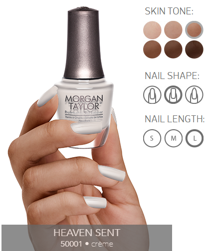 Morgan Taylor Nail Polish - 50001  - Heaven Sent