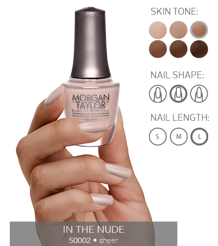 Morgan Taylor Nail Polish - 50002  - In The Nude