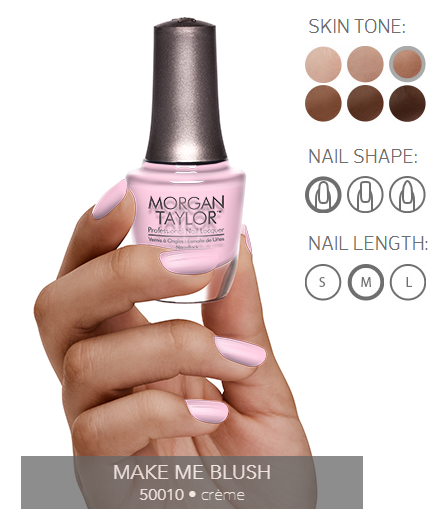 Morgan Taylor Nail Polish - 50010  - Make Me Blush