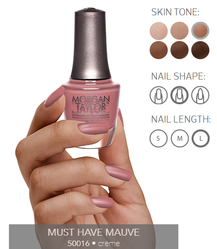 Morgan Taylor Nail Polish - 50016  - Must Have Mauve