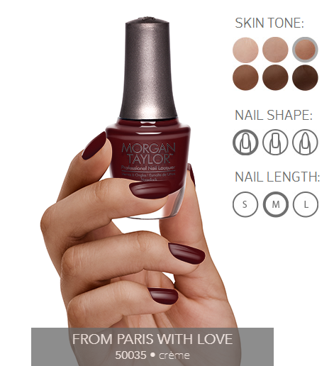 Morgan Taylor Nail Polish - 50035  - From Paris With Love