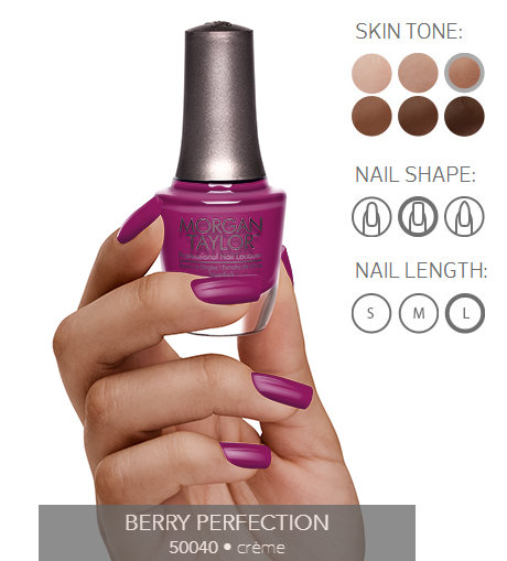 Morgan Taylor Nail Polish - 50040  - Berry Perfection