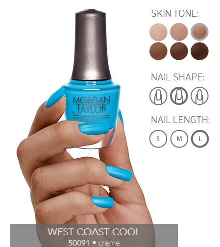 Morgan Taylor Nail Polish - 50091  - West Coast Cool