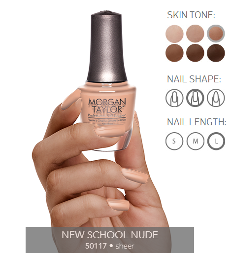 Morgan Taylor Nail Polish - 50117  - New School Nude