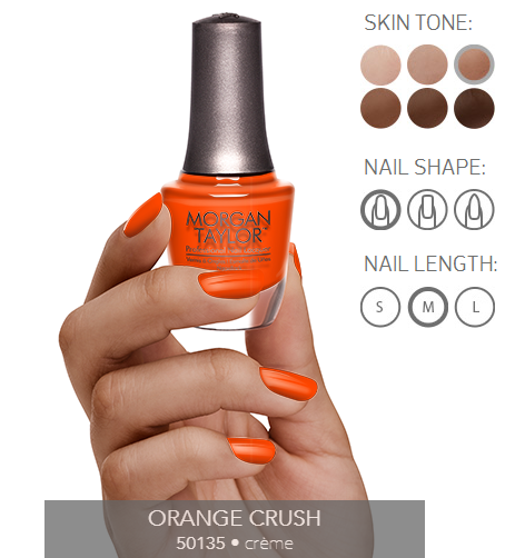 Morgan Taylor Nail Polish - 50135  - Orange Crush
