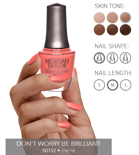 Morgan Taylor Nail Polish - 50152  - Don'T Worry Be Brilliant