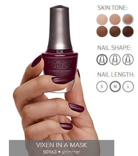 Morgan Taylor Nail Polish - 50163  - Vixen In A Mask