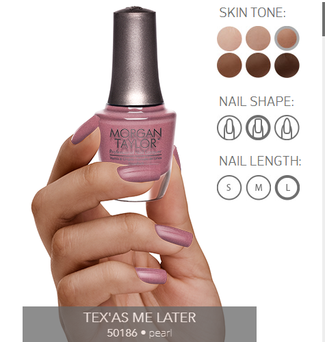 Morgan Taylor Nail Polish - 50186  - Tex'As Me Later