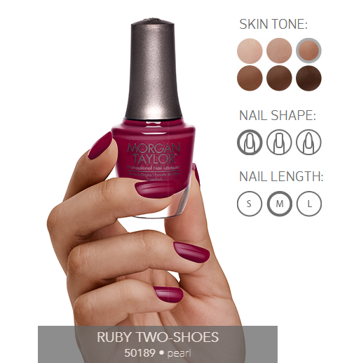 Morgan Taylor Nail Polish - 50189  - Ruby Two-Shoes