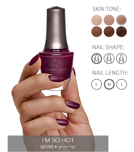 Morgan Taylor Nail Polish - 50190  - I'M So Hot