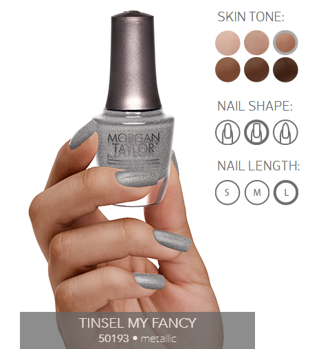 Morgan Taylor Nail Polish - 50193  - Tinsel My Fancy