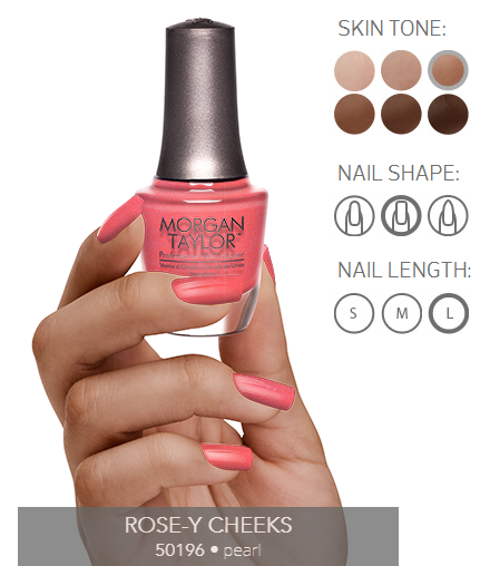 Morgan Taylor Nail Polish - 50196  - Rose-Y Cheeks