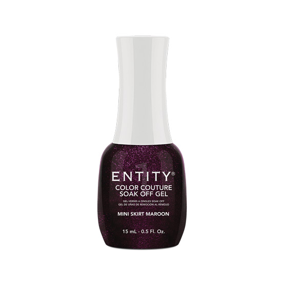 Entity Gel Polish - 5101634 - Mini Skirt Maroon