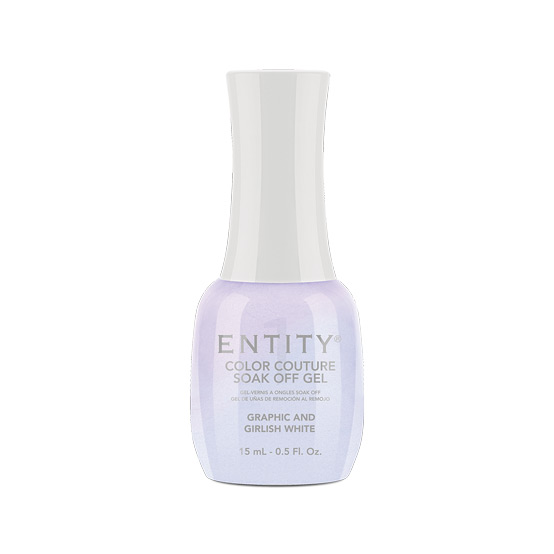 Entity Gel Polish - 5101706 - Graphic And Girlish White