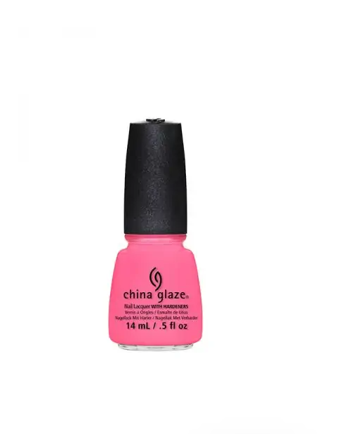 China Glaze Nail Polish - 81320 - Neon & On & On - Pink - Creme