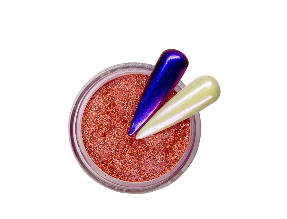 Not Polish Chrome Powder - C305 - Berry Treasure