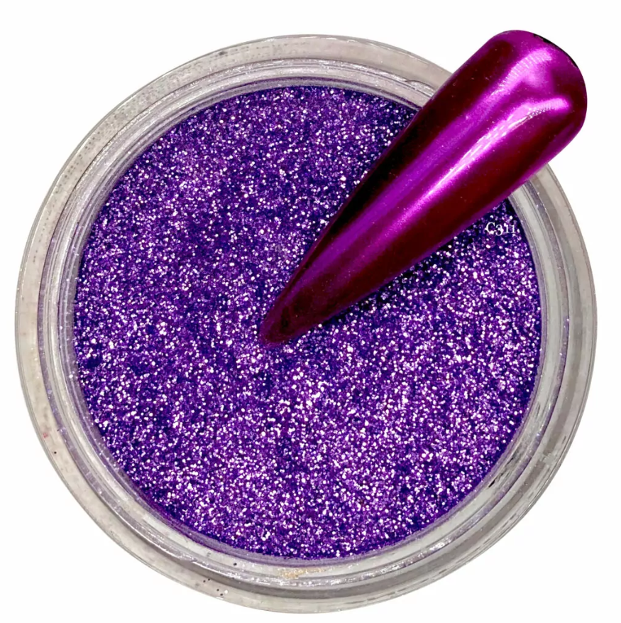 Not Polish Chrome Powder - C311 - Purple Sea