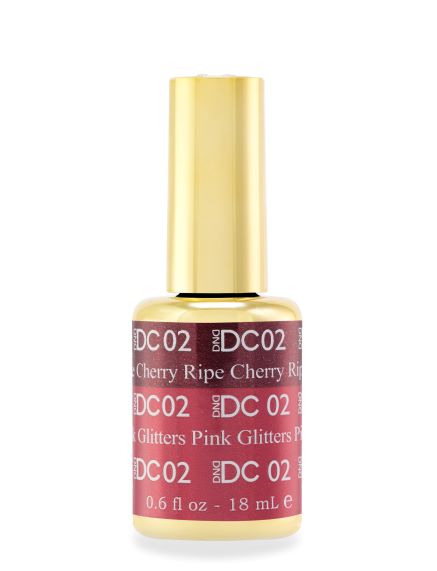 DC Mood - DC-M-02 - Ripe Cherry To Pink Glitters