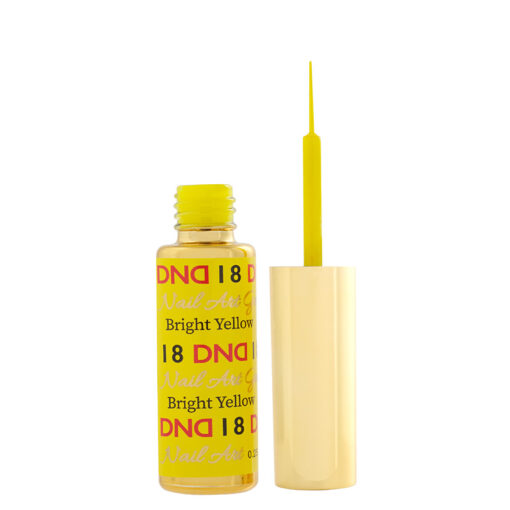 DND Gel Art - DND18 - Bright Yellow