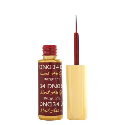 DND Gel Art - DND34 - Burgundy