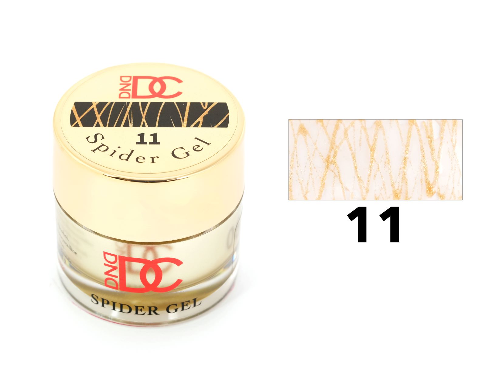 DNDSG11 - DND Spider Gel - Gold Shimmer