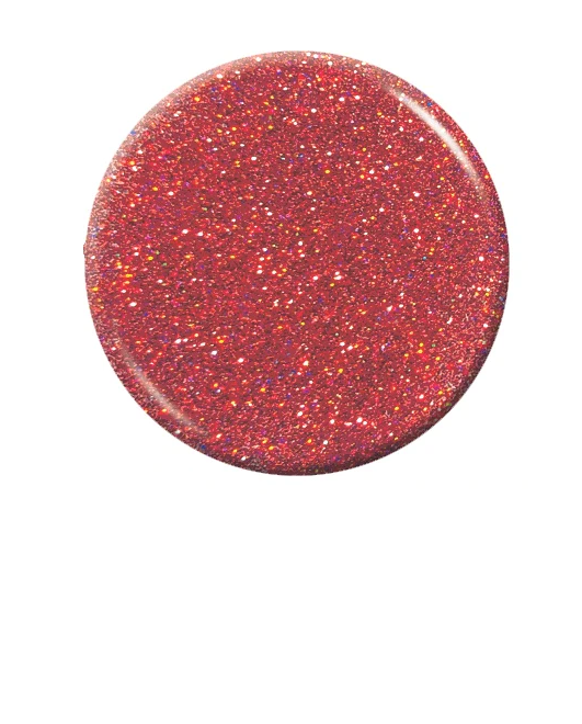 Elite Design Dipping Powder - ED283 - Red Glitz Glitter