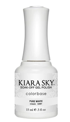 Kiara Sky Gel Polish - G401 - Pure White