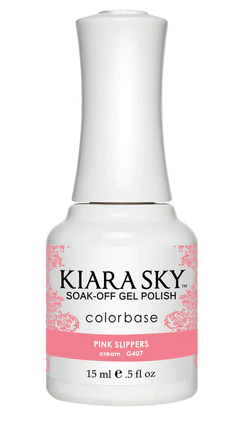 Kiara Sky Gel Polish - G407 - Pink Slippers