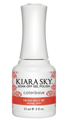 Kiara Sky Gel Polish - G424 - I'M Not Red-E Yet