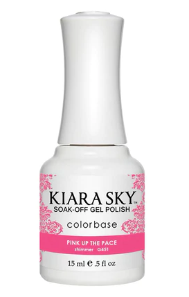 Kiara Sky Gel Polish - G451 - Pink Up The Pace
