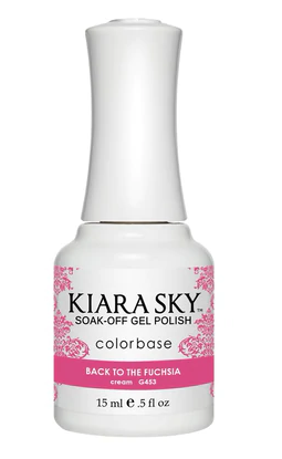 Kiara Sky Gel Polish - G453 - Back To The Fuchsia