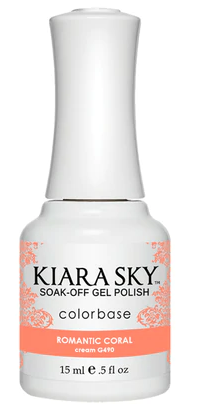 Kiara Sky Gel Polish - G490 - Romantic Coral