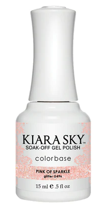 Kiara Sky Gel Polish - G496 - Pinking Of Sparkle