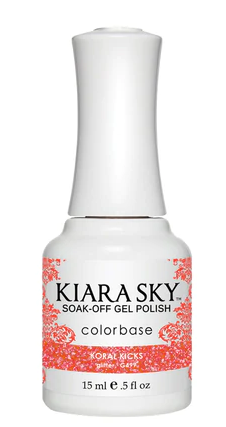Kiara Sky Gel Polish - G499 - Koral Kicks