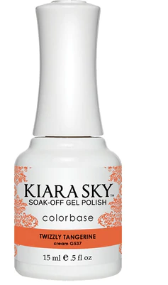Kiara Sky Gel Polish - G537 - Twizzly Tangerine