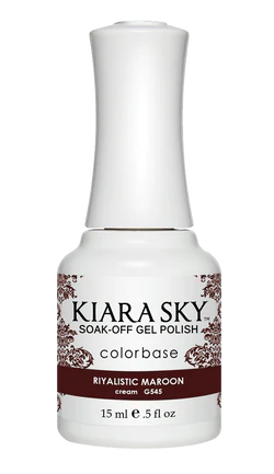 Kiara Sky Gel Polish - G545 - Riyalistic Maroon
