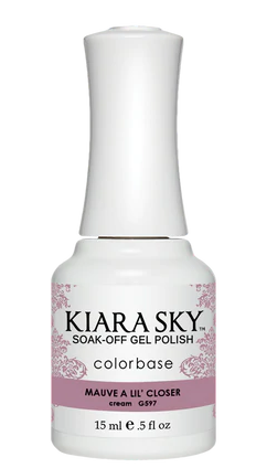Kiara Sky Gel Polish - G597 - Mauve A Lil' Closer