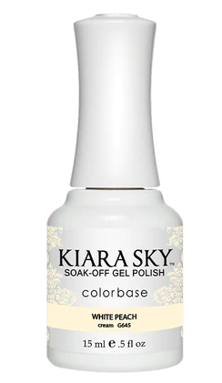Kiara Sky Gel Polish - G645 - White Peach