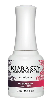 Kiara Sky Gel Polish - G842 - Red Symphony